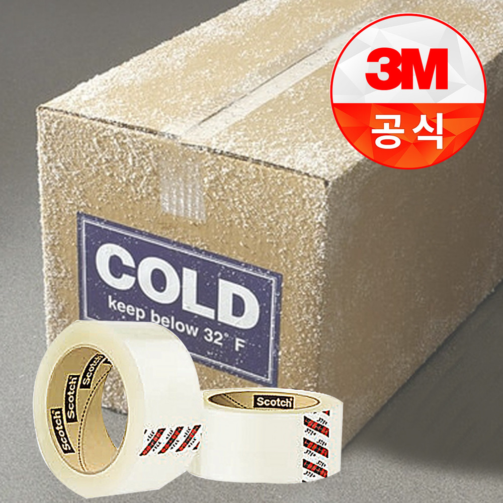 3M 박스테이프 311+ OPP 투명 냉장 냉동 제품 포장용 (1BOX 36EA)