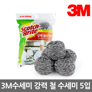 3M 스카치브라이트 철 수세미 45g(5입)